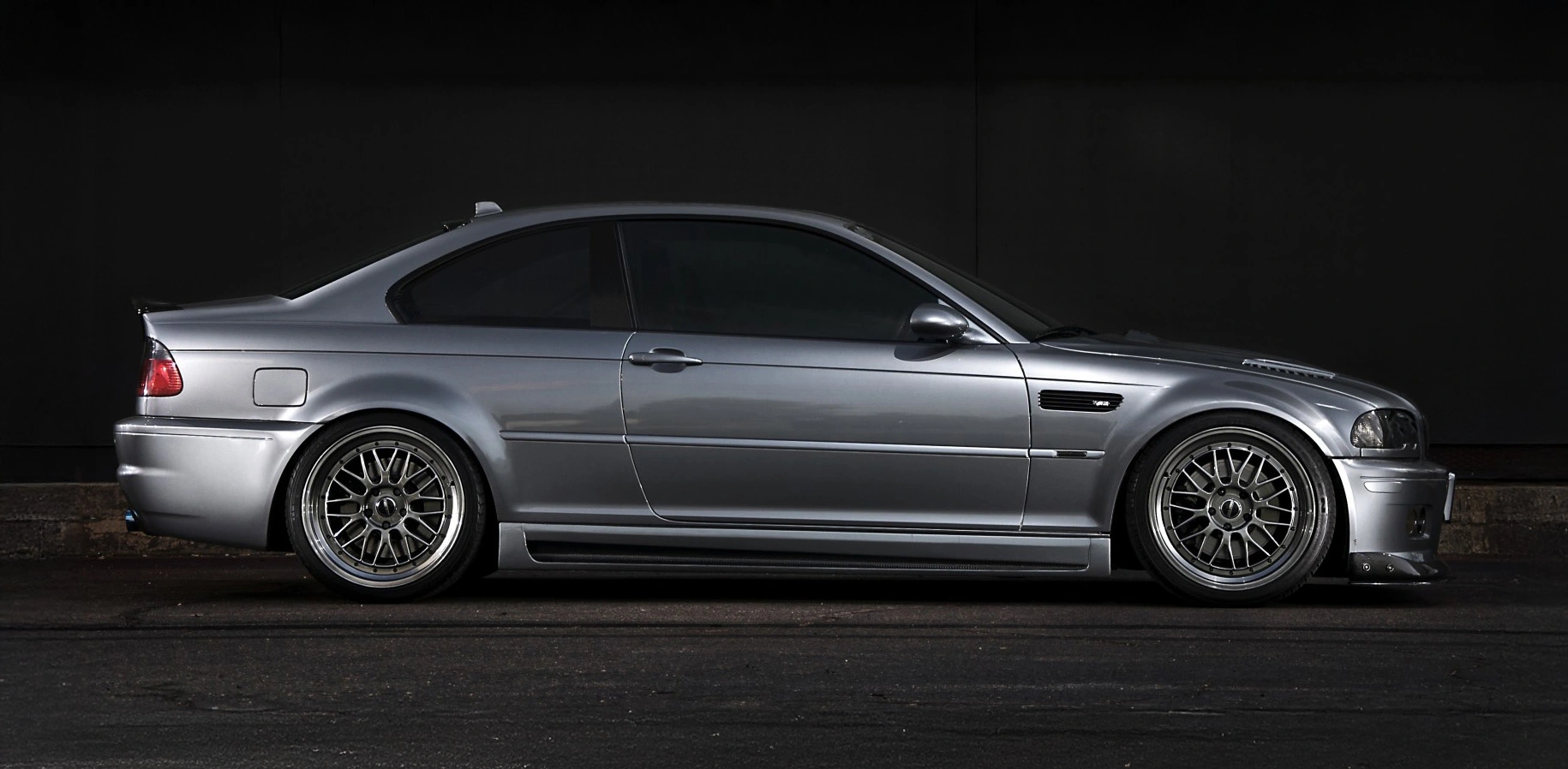 E46 M3 crusing down the road